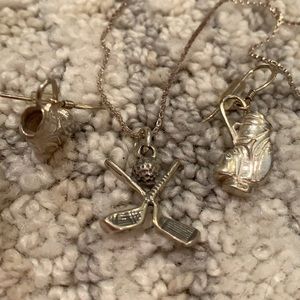 Sterling silver Golf jewelry